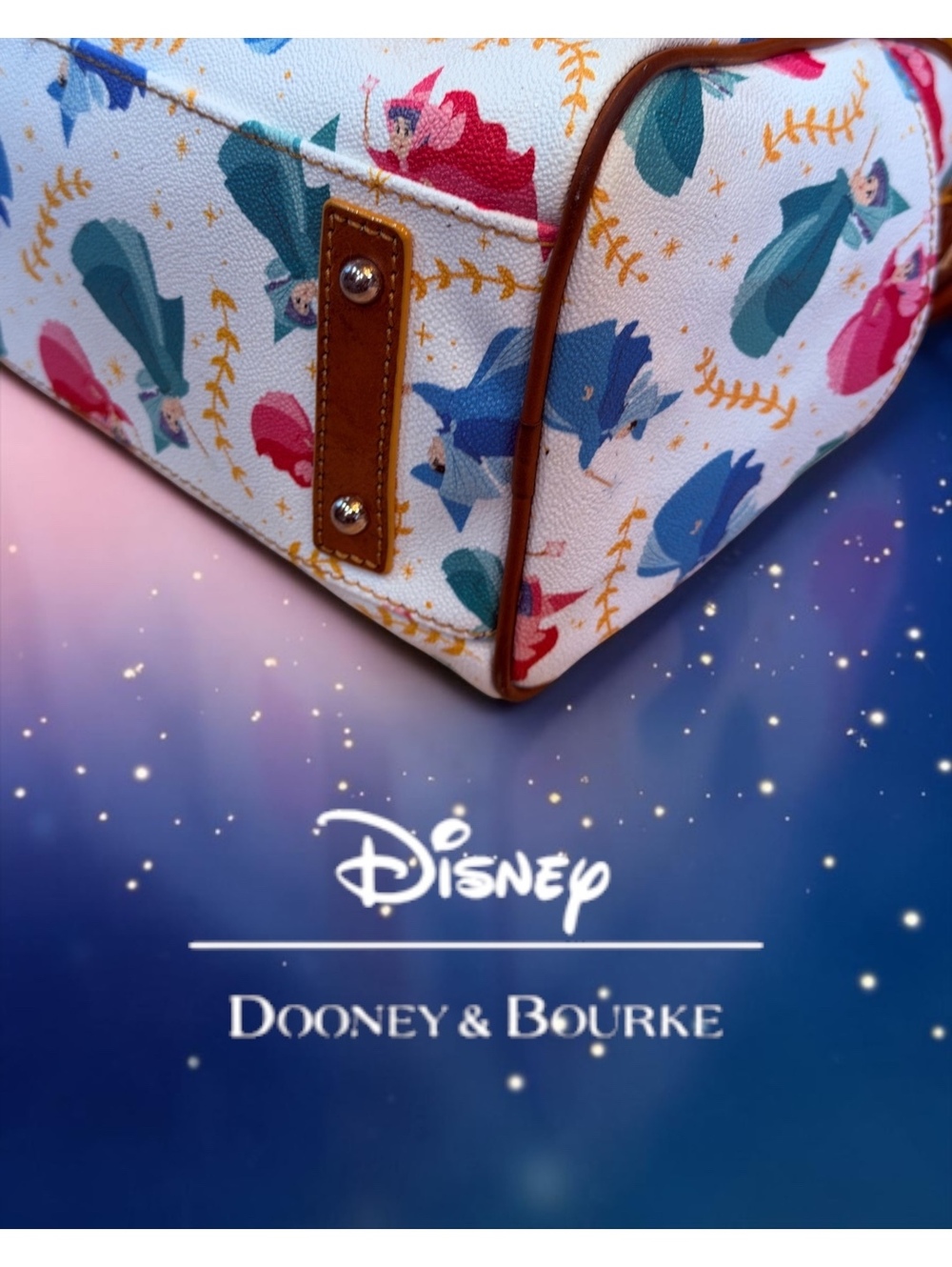 Disney Dooney & Bourke Sleeping Beauty 60th Anniversary Satchel - Picture 8 of 13